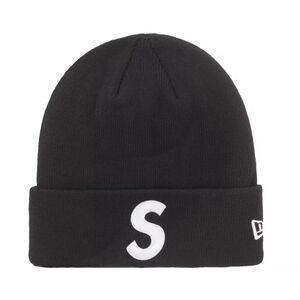Supreme x New Era | Black S Logo Beanie | FW24